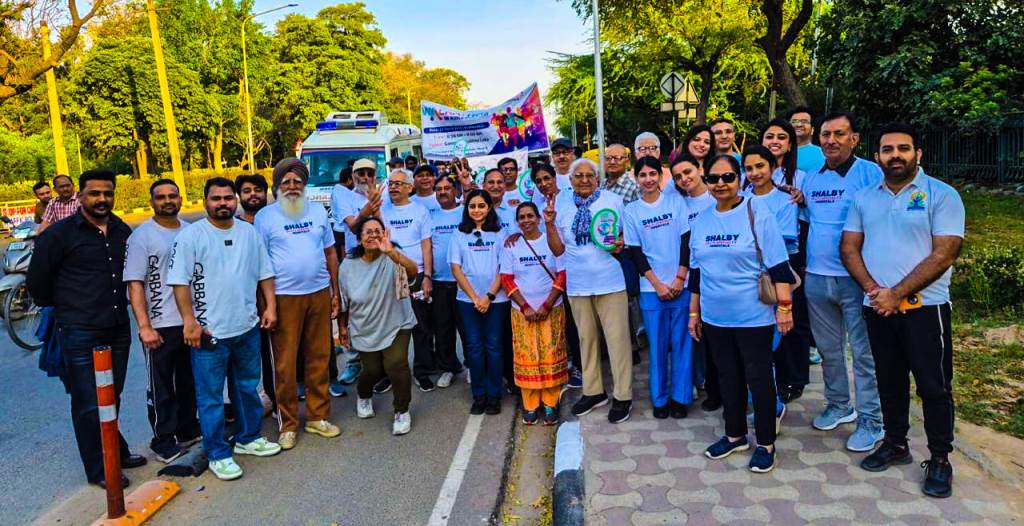 World Kidney Day 100 people participate in walkathon at Sukhna Lake